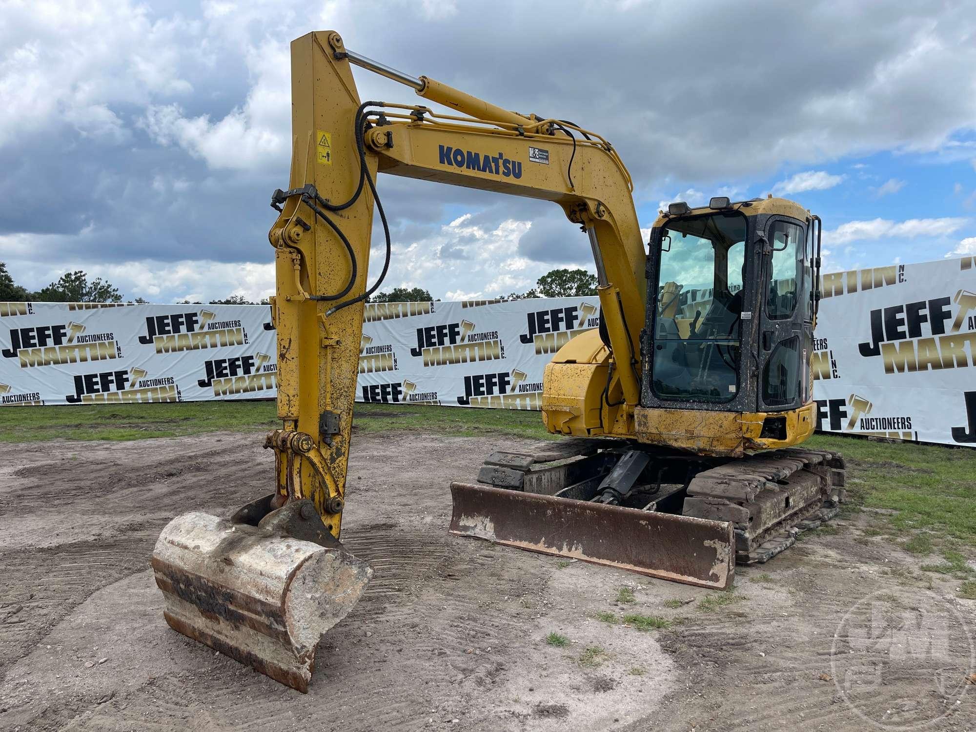 2014 KOMATSU PC78US-8 MINI EXCAVATOR SN: KMTPC213H01019224