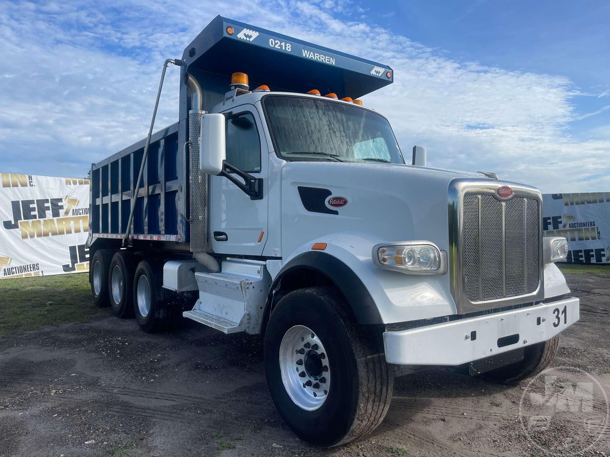 2017 PETERBILT 567 TRI-AXLE DUMP TRUCK VIN: 1NPCX4EX6HD420218