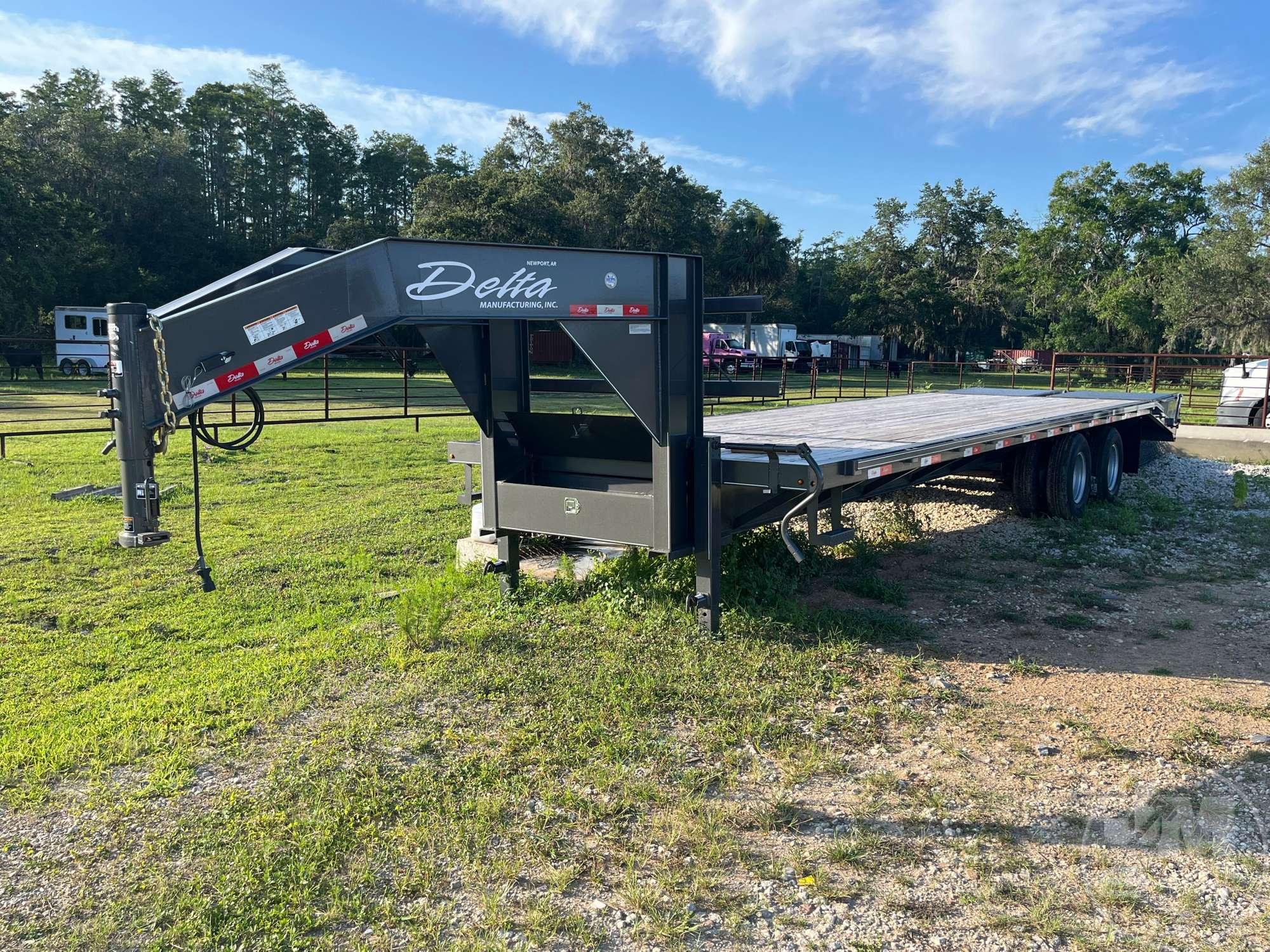 2023 DELTA 24' FLATBED TRAILER VIN: 4MWGF3021PN061153