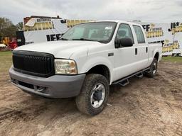 2004 FORD F-250  VIN: 1FTNW21L84EC76105