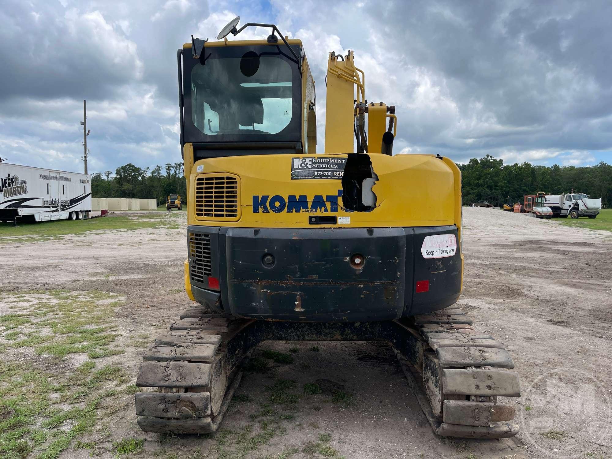 2014 KOMATSU PC78US-8 MINI EXCAVATOR SN: KMTPC213H01019224