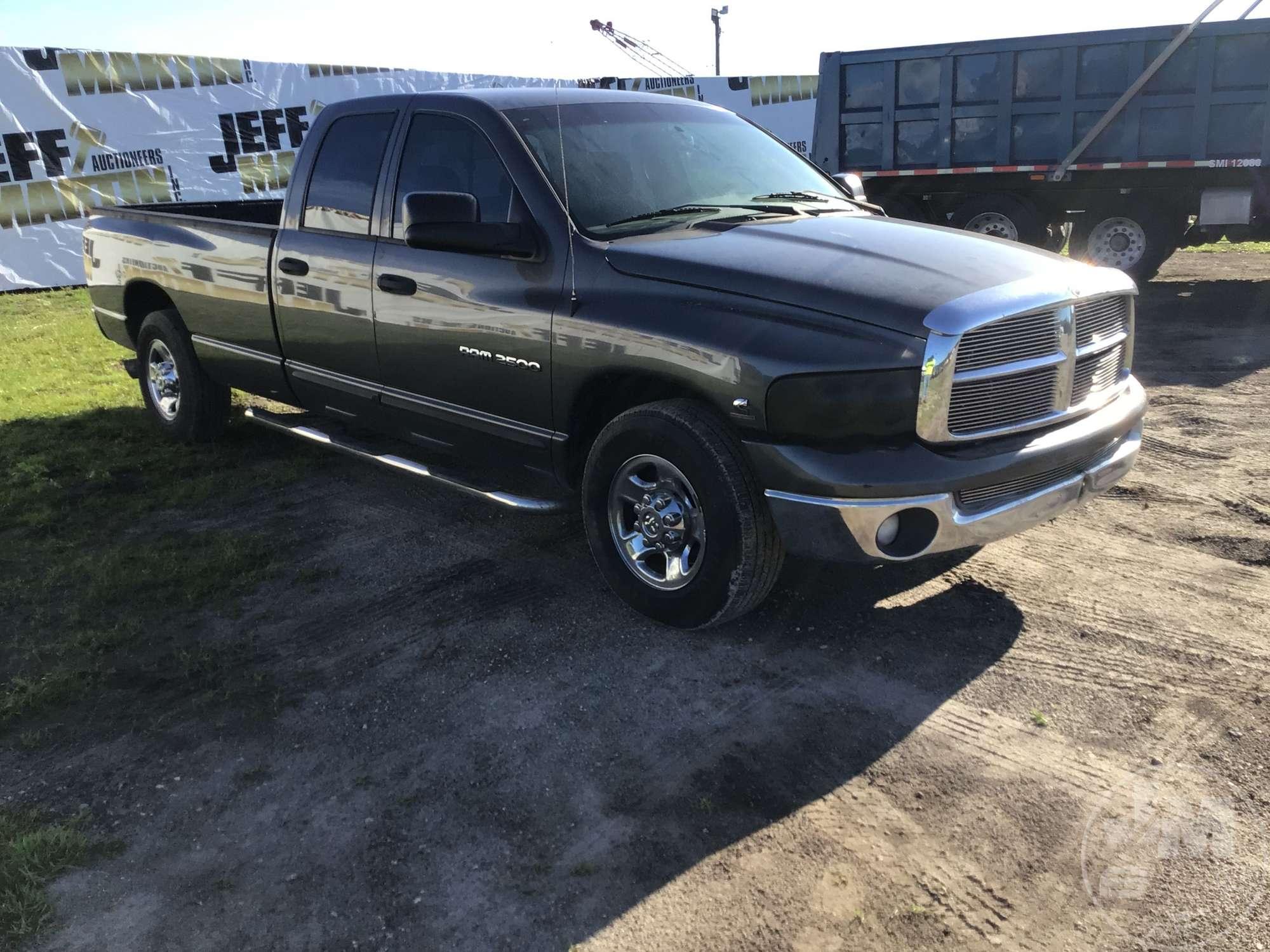 2004 DODGE RAM CREW CAB PICKUP VIN: 3D7KA28C94G243409