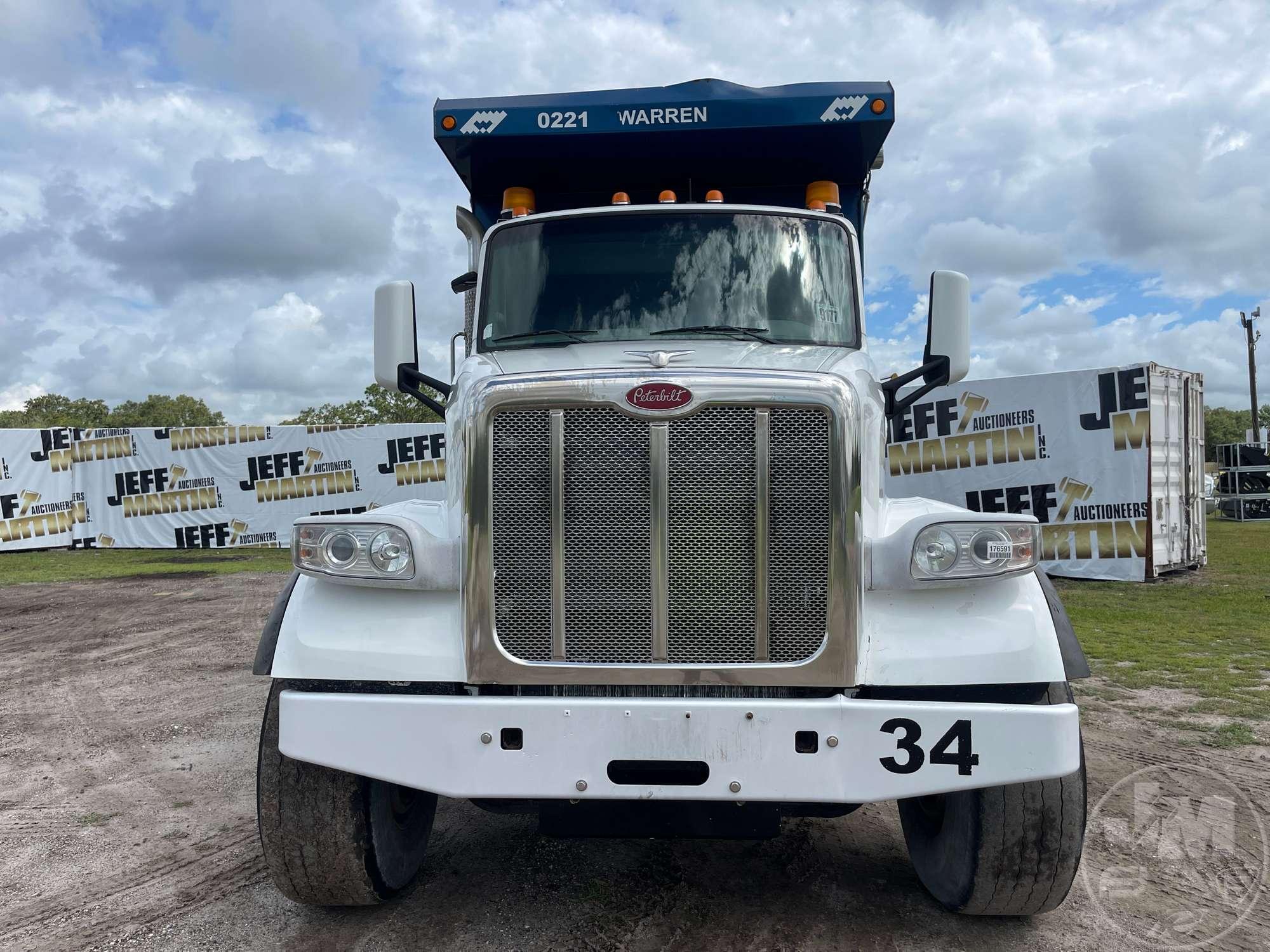 2017 PETERBILT 567 TRI-AXLE DUMP TRUCK VIN: 1NPCX4EX6HD420221