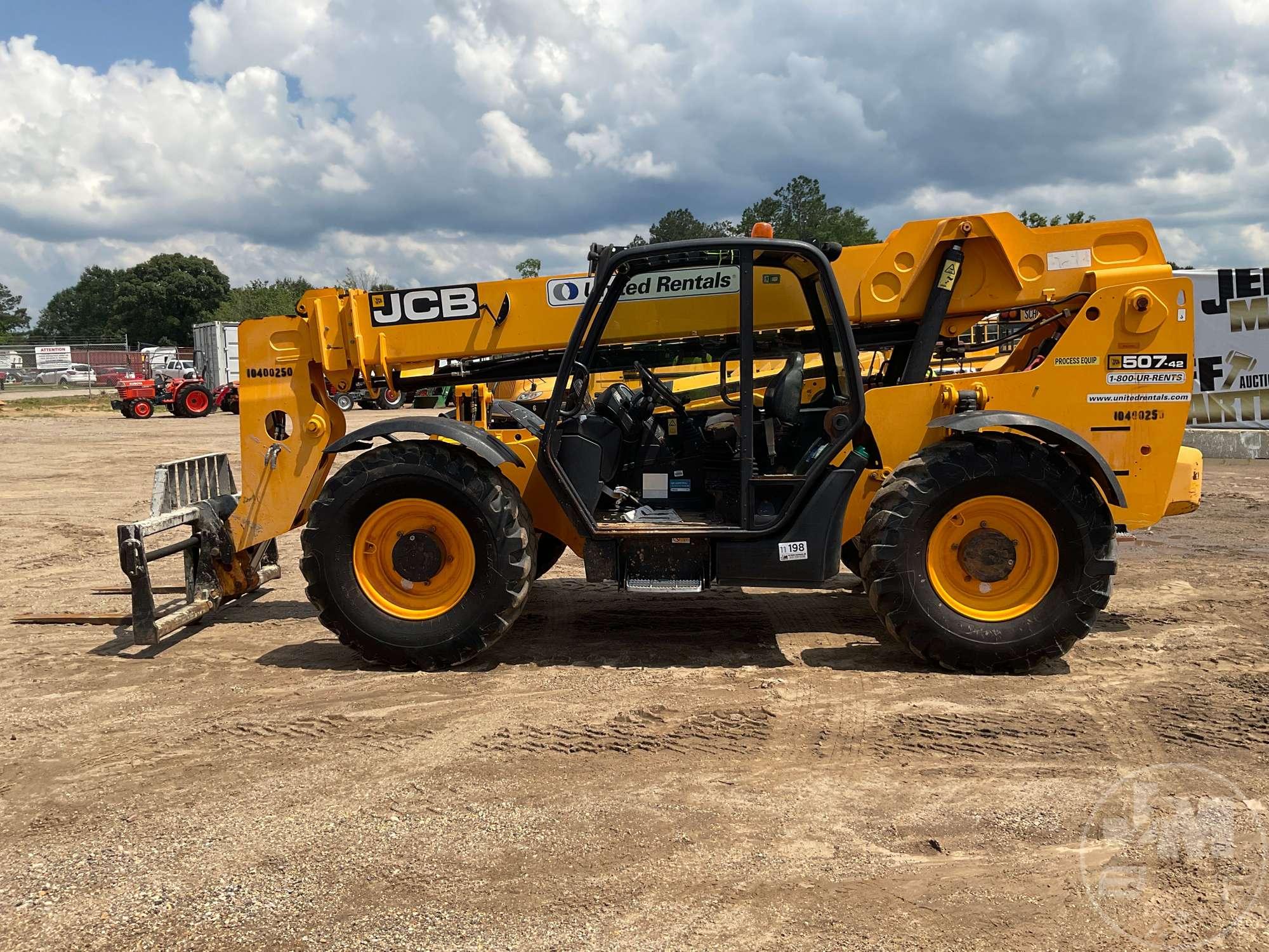 2012 JCB 507.42 TELESCOPIC FORKLIFT SN: JCB5CE1GCU2433748