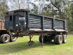 1998 CLEMENT HSLW2623 24' STEEL  DUMP TRAILER VIN: 1C9BB26B8WM110300