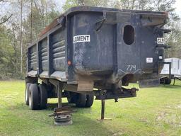 1998 CLEMENT HSLW2623 24' STEEL  DUMP TRAILER VIN: 1C9BB26B8WM110300