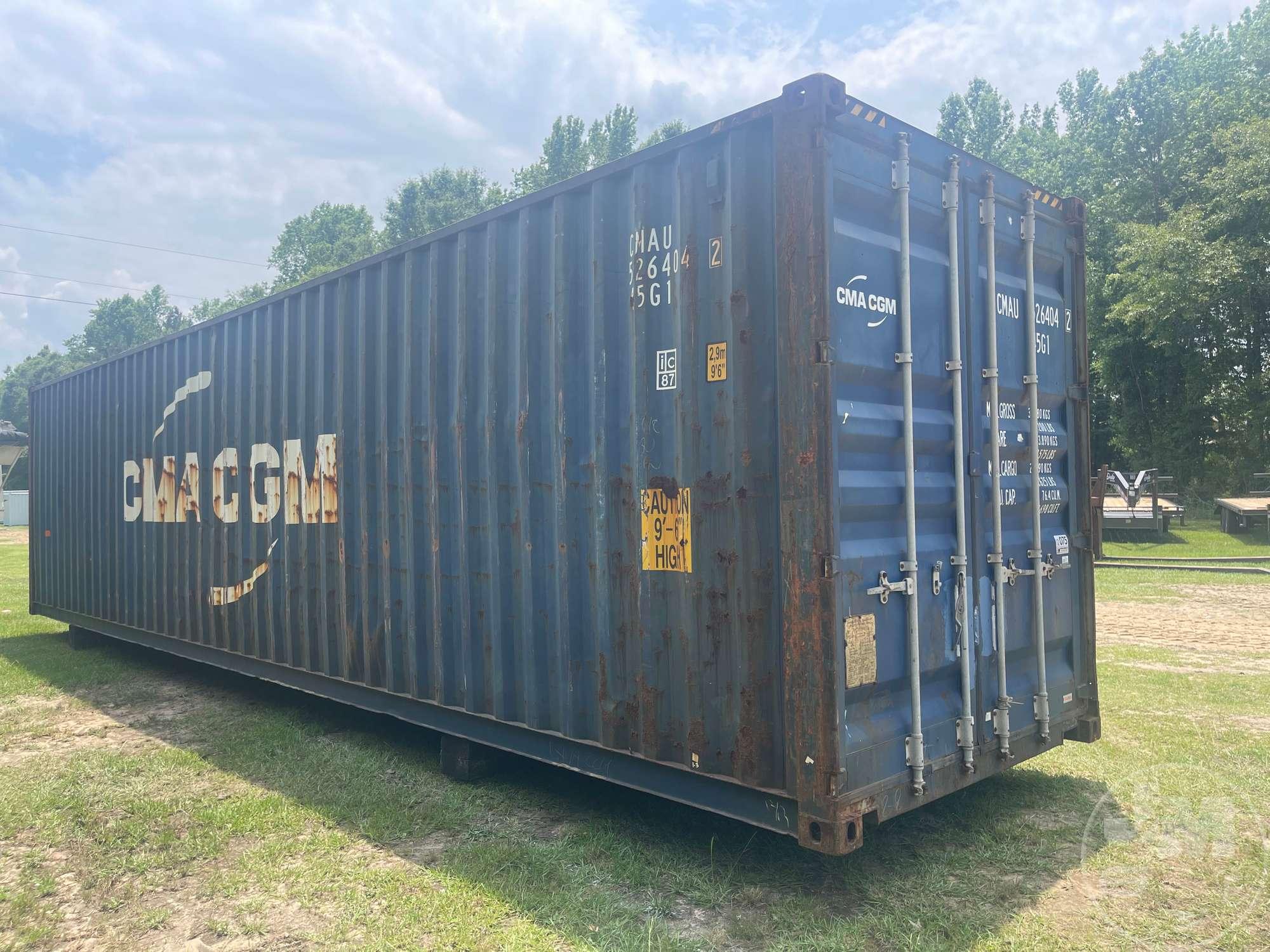 2007 CMA 40' CONTAINER SN: CMAU5264042