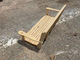 5’...... HANDMADE WOODEN PORCH SWING