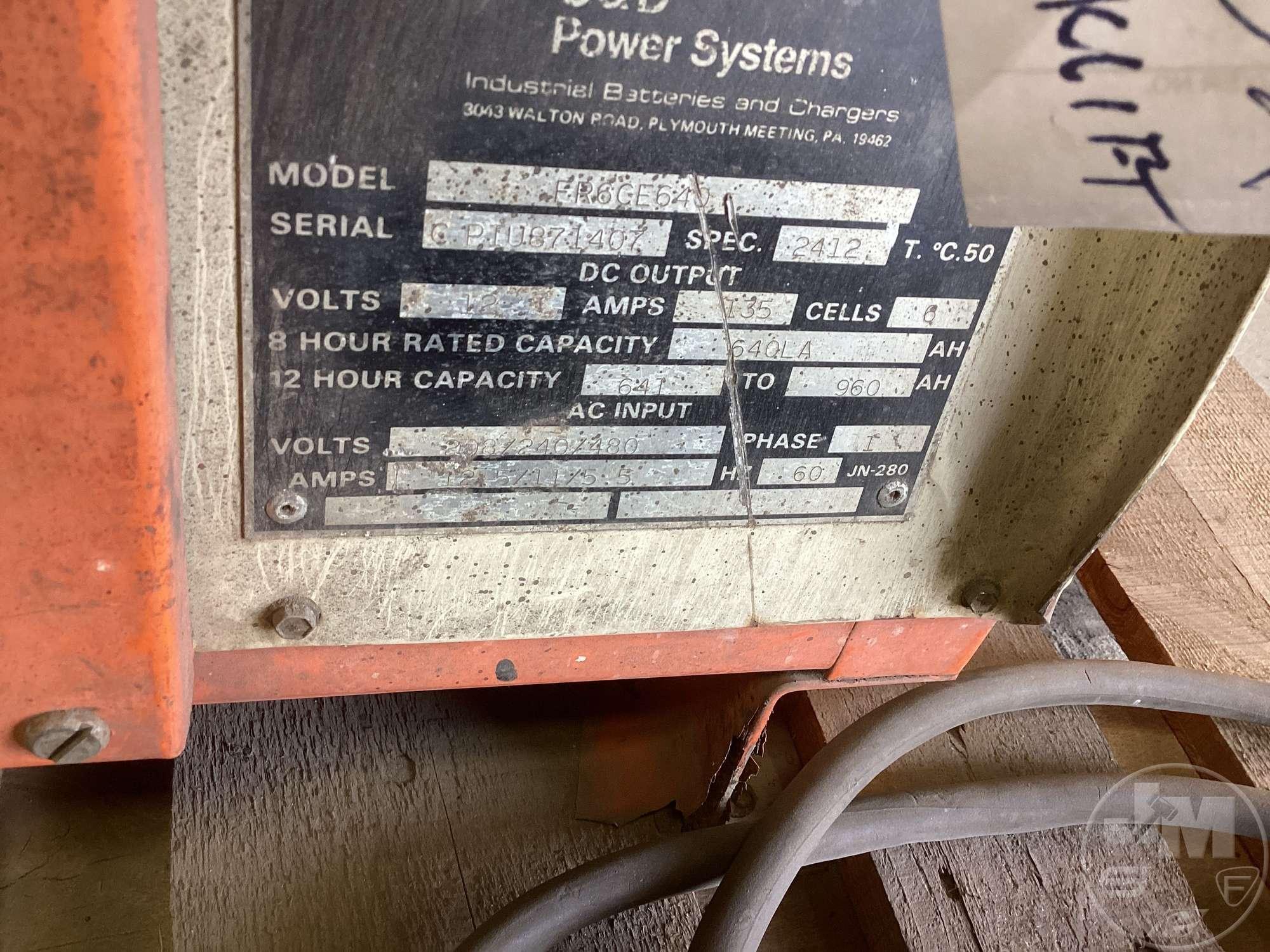 EATON, YALE & TOWNE WST-30 SN: 69985-S ELECTRIC FORKLIFT