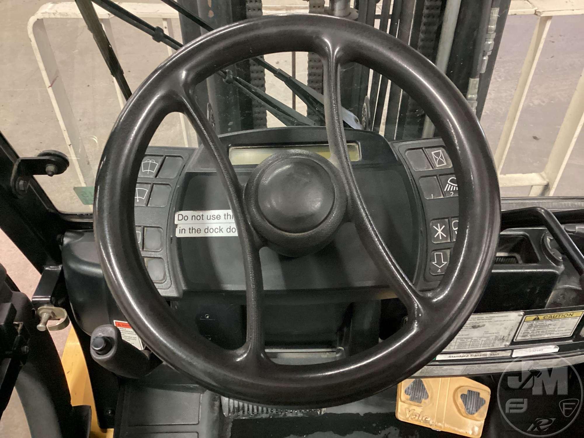 2008 YALE 60VX CUSHION TIRE FORKLIFT SN: B875B16340F