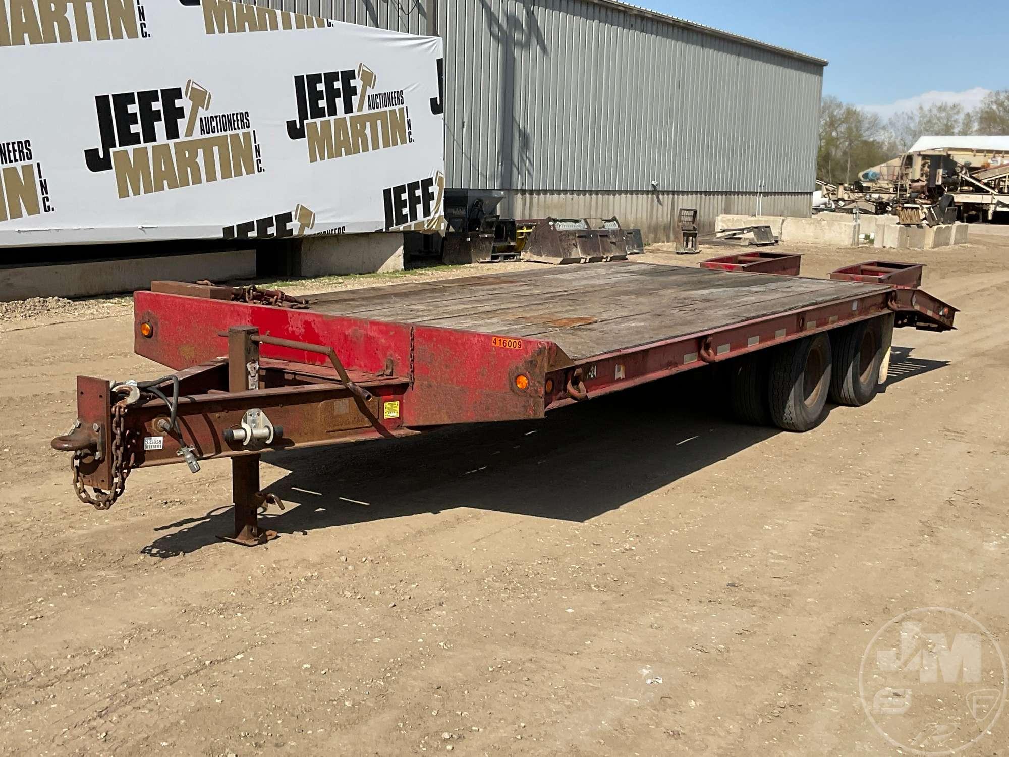 2006 FELLING FT24 TAG A LONG EQUIPMENT TRAILER