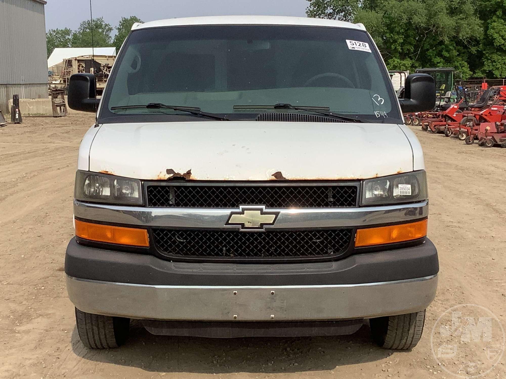 2013 CHEVROLET EXPRESS VIN: 1GCWGFCA0D1105408 2WD CARGO VAN