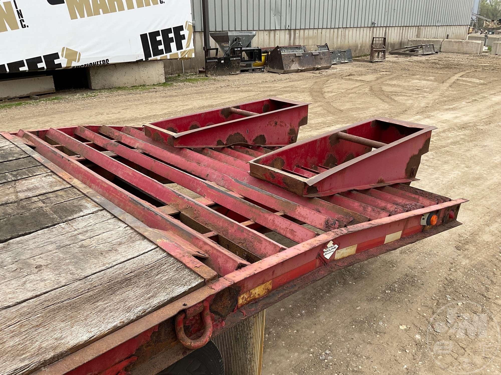 2006 FELLING FT24 TAG A LONG EQUIPMENT TRAILER