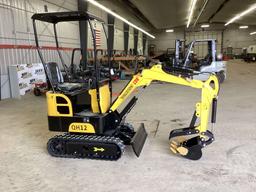 UNUSED, 2023 AGROTK QH12 MINI EXCAVATOR SN: QH1223040602D