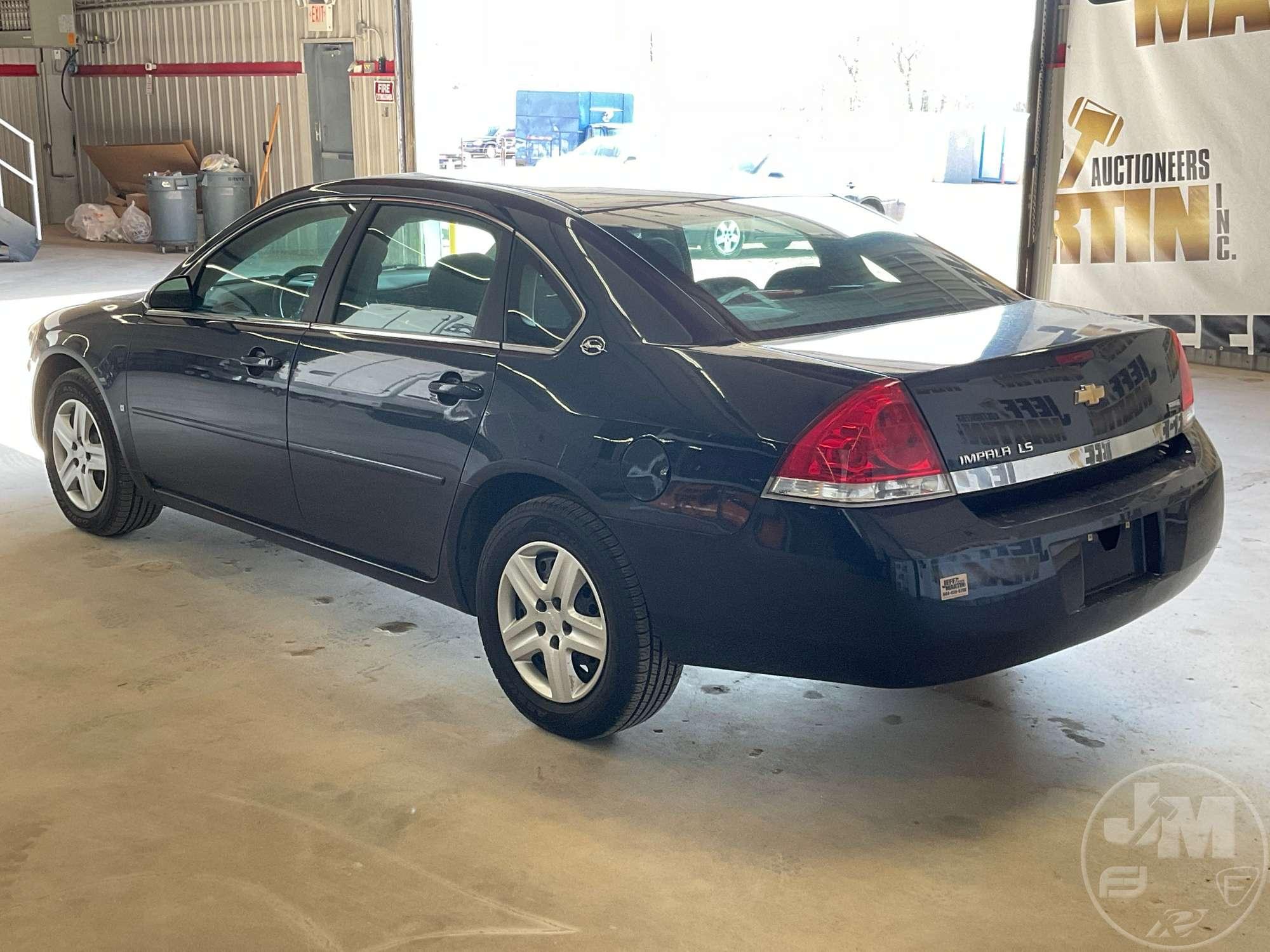 2008 CHEVROLET IMPALA VIN: 2G1WB58K881201208 2WD