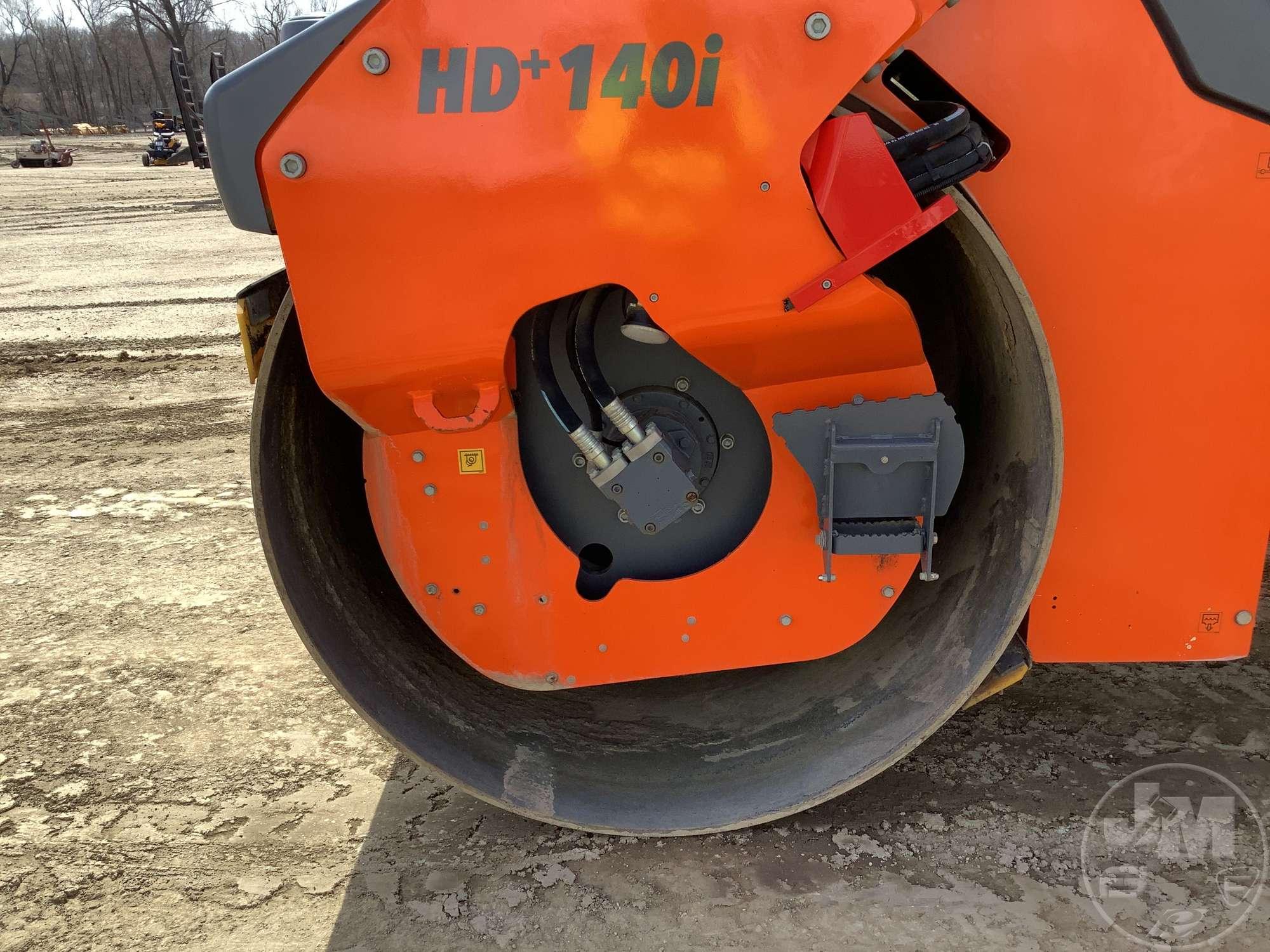 2018 HAMM 140I VV TANDEM VIBRATORY ROLLER SN: WGH0H243KHAA00270