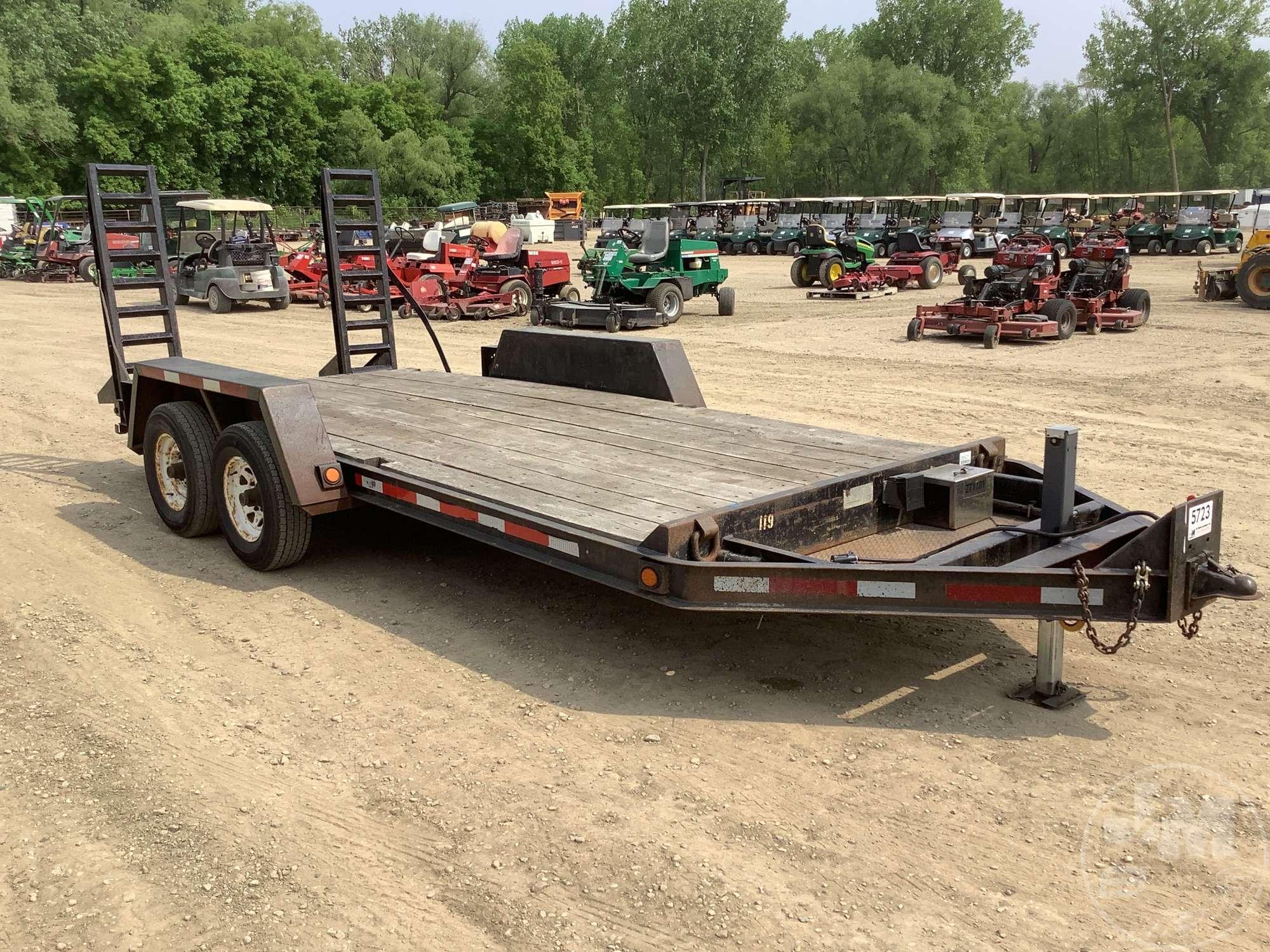 2000 TRAIL KING TRAILER EQUIPMENT TRAILER 7'X16' VIN: 1TKV01626YM079669