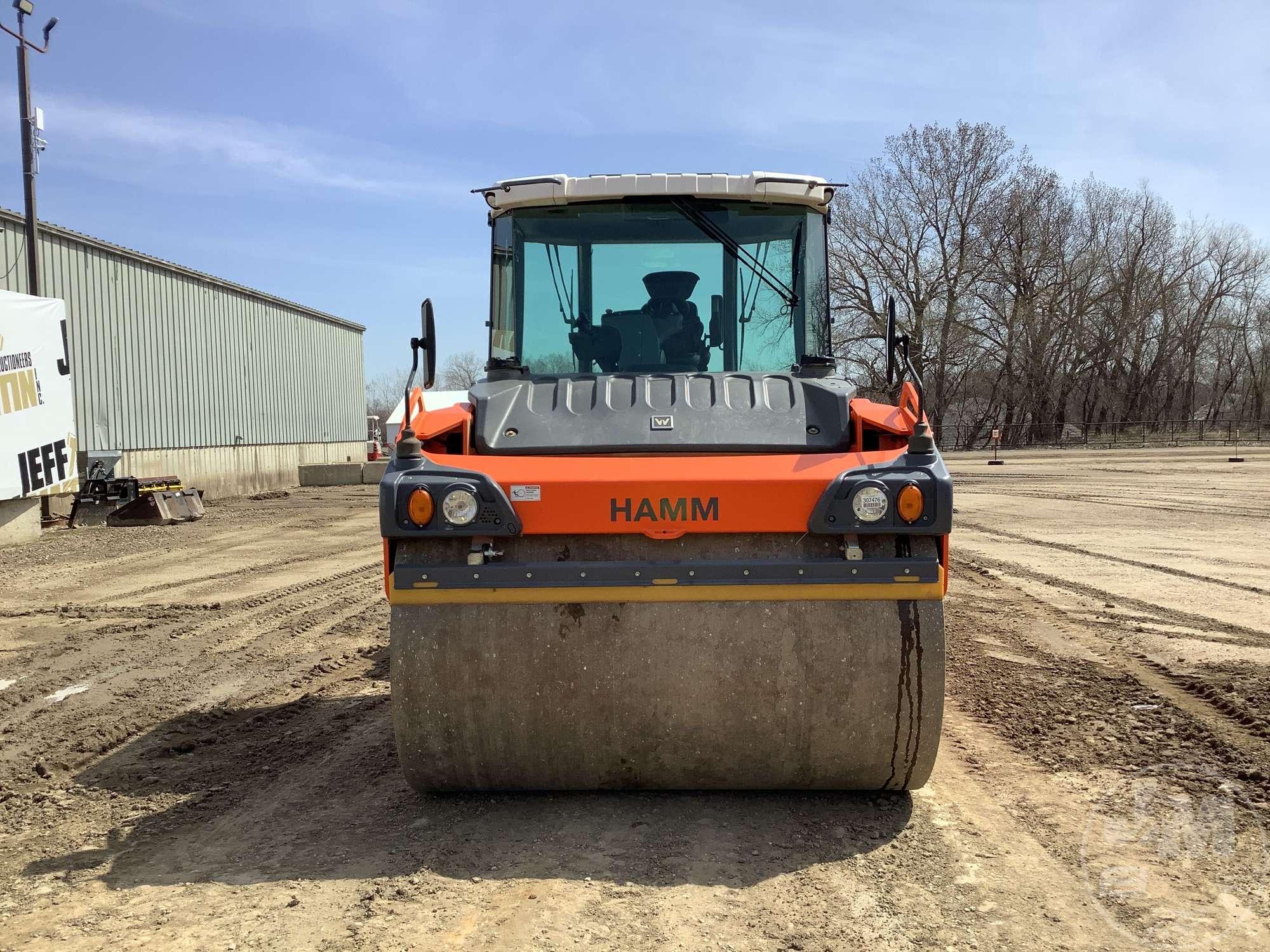 2018 HAMM 140I VV TANDEM VIBRATORY ROLLER SN: WGH0H243KHAA00270