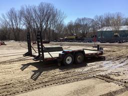 2000 TRAIL KING TK10U TAG A LONG EQUIPMENT TRAILER VIN: 1TKU01629YM043345