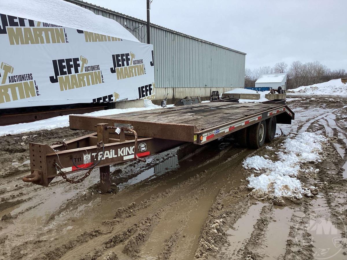 1991 TRAIL KING TK20 TAG A LONG EQUIPMENT TRAILER VIN: 1TKC02A27MM118039