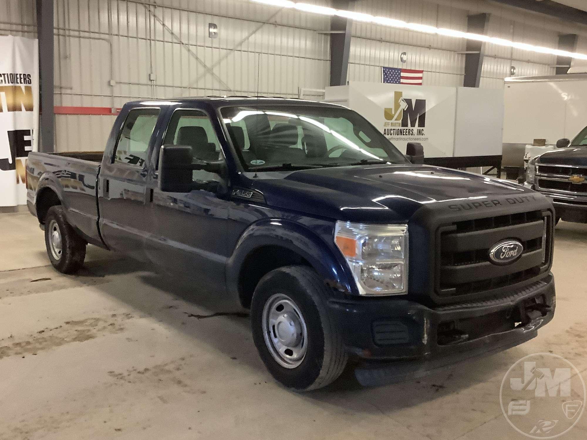 2011 FORD F-350 CREW CAB PICKUP VIN: 1FT8W3A6XBEC75693