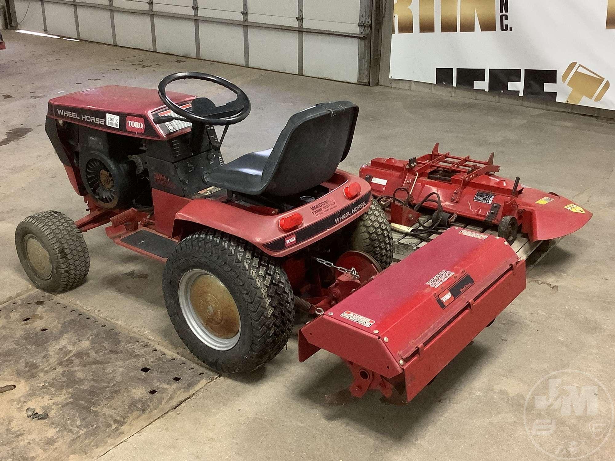 TORO WHEEL HORSE 73401 RIDING MOWER SN: 5900565