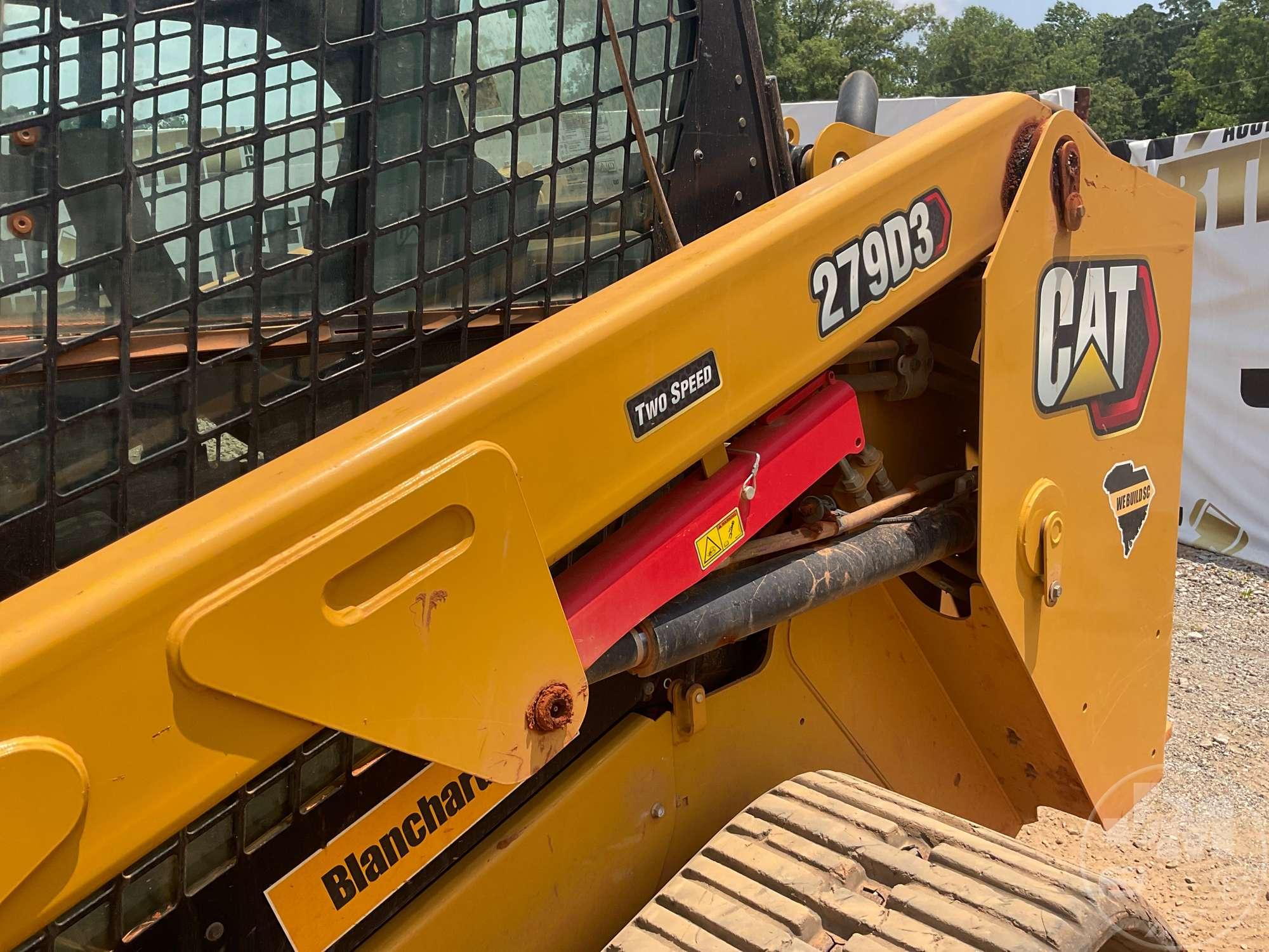 2022 CATERPILLAR MODEL 279D3 MULTI TERRAIN LOADER SN: 0279DTRB904390