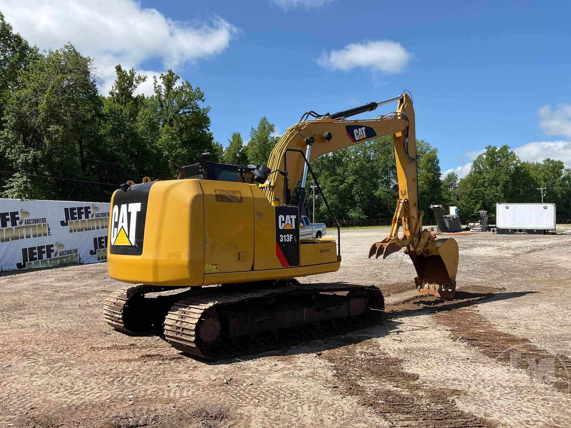 2020 CATERPILLAR 313F HYDRAULIC EXCAVATOR SN: DJE10812