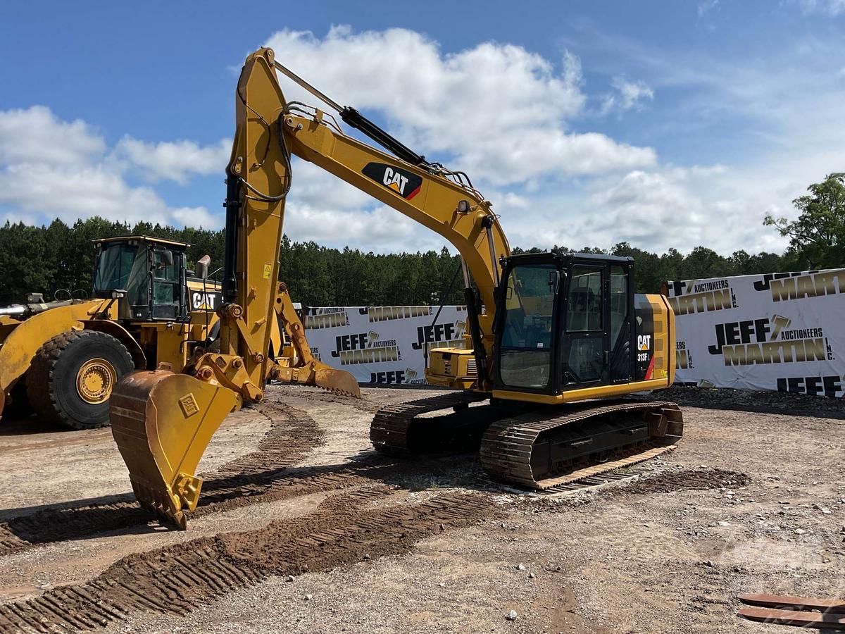 2020 CATERPILLAR 313F HYDRAULIC EXCAVATOR SN: DJE10812