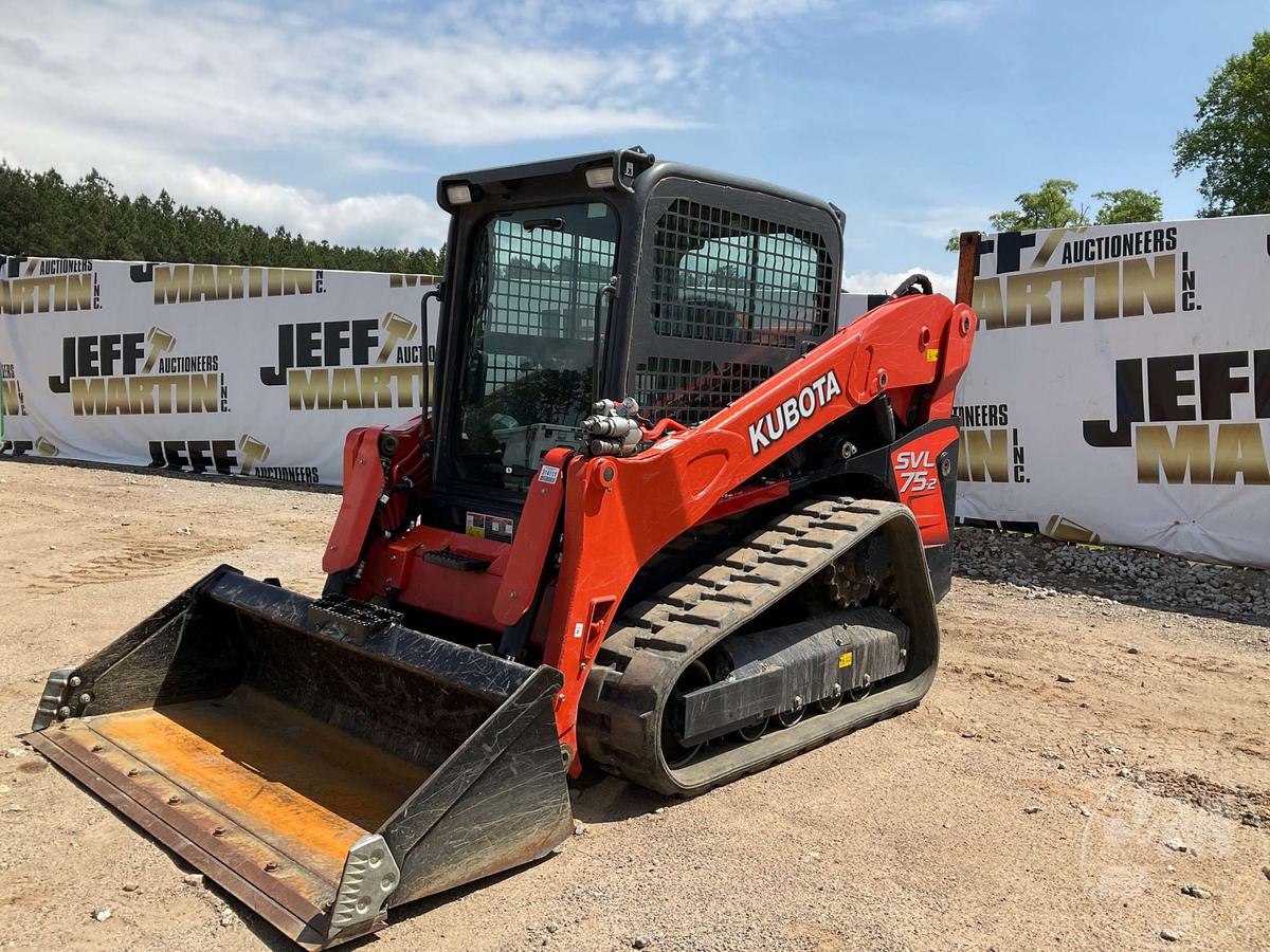 2020 KUBOTA MODEL SVL75-2 MULTI TERRAIN LOADER SN: JKUC0752K01S40766