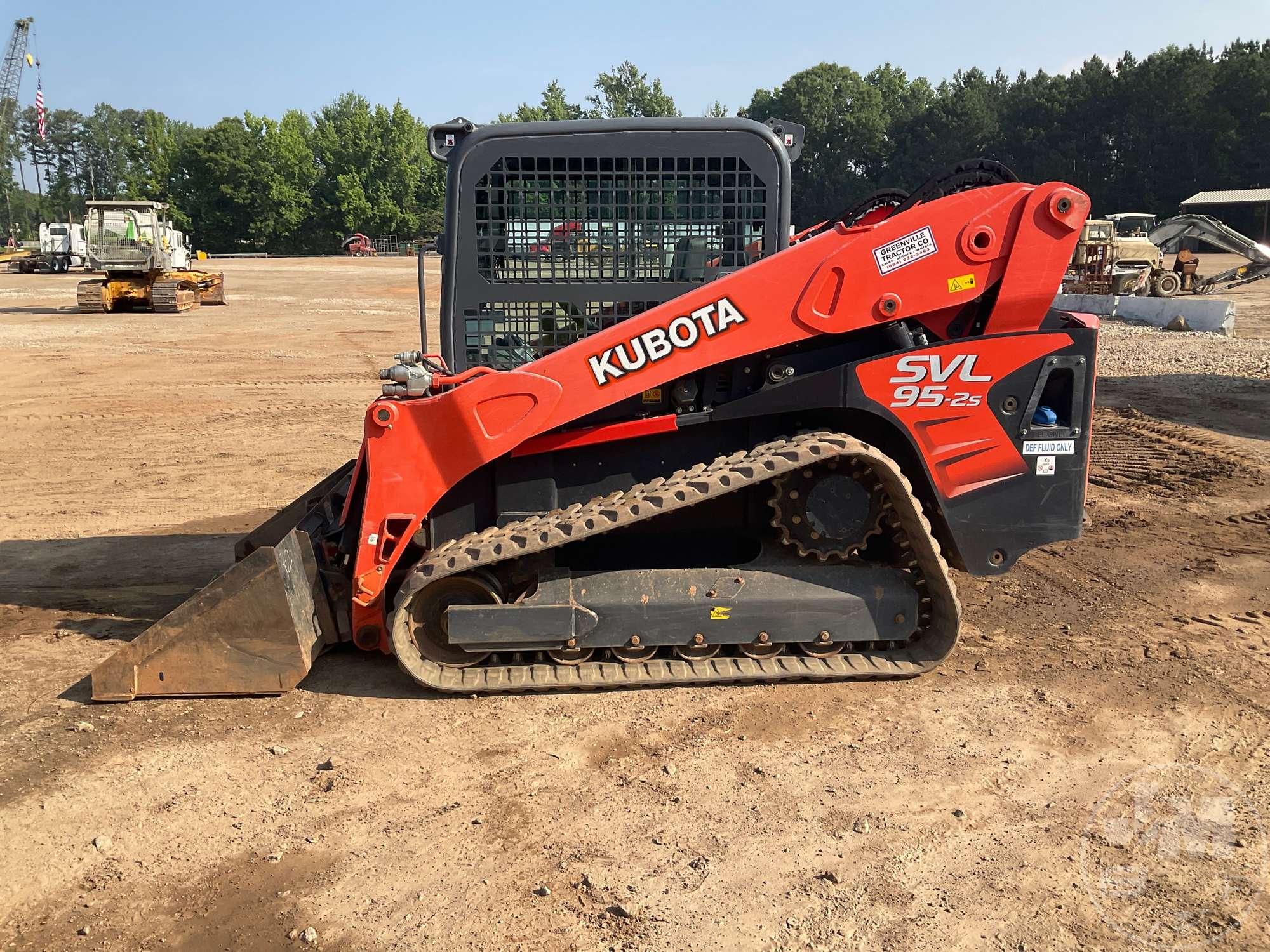 2019 KUBOTA MODEL SVL95-2S MULTI TERRAIN LOADER SN: JKUC0953E01S44749