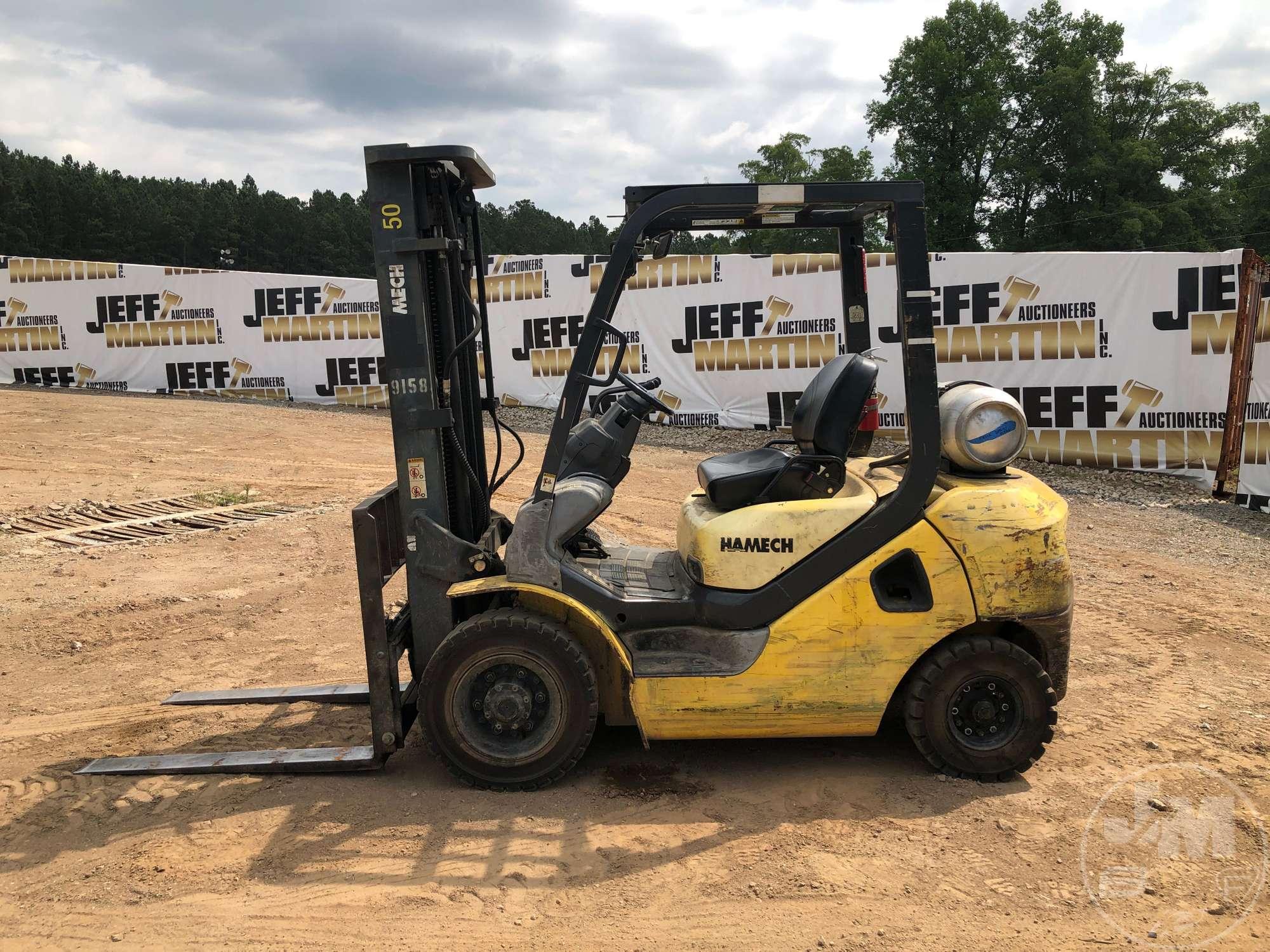 2008 HAMECH G25T-16 PNEUMATIC TIRE FORKLIFT SN: 218888A