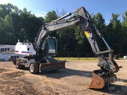 2014 VOLVO EW180D MOBILE EXCAVATOR SN: VCEW180DL00220305