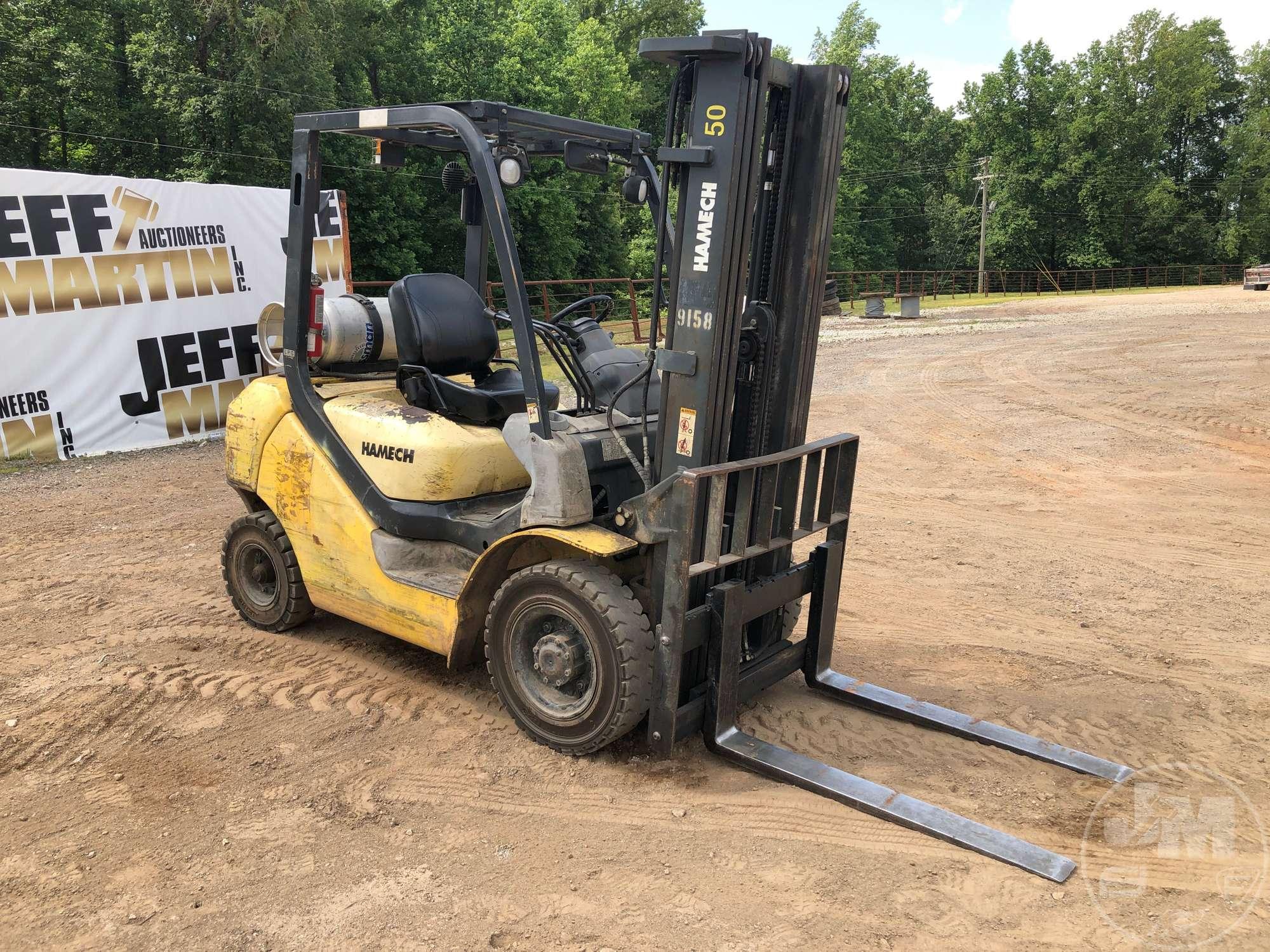 2008 HAMECH G25T-16 PNEUMATIC TIRE FORKLIFT SN: 218888A