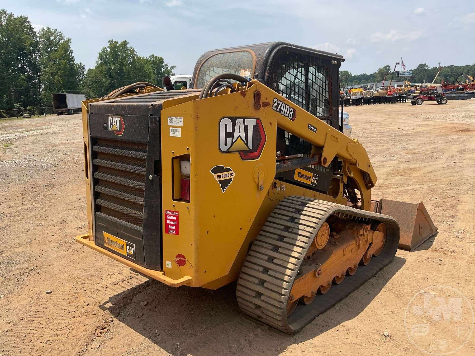 2022 CATERPILLAR MODEL 279D3 MULTI TERRAIN LOADER SN: 0279DTRB904390