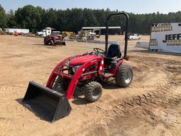 MAHINDRA EMAX 22 TRACTOR W/LOADER SN: 22GRH00666