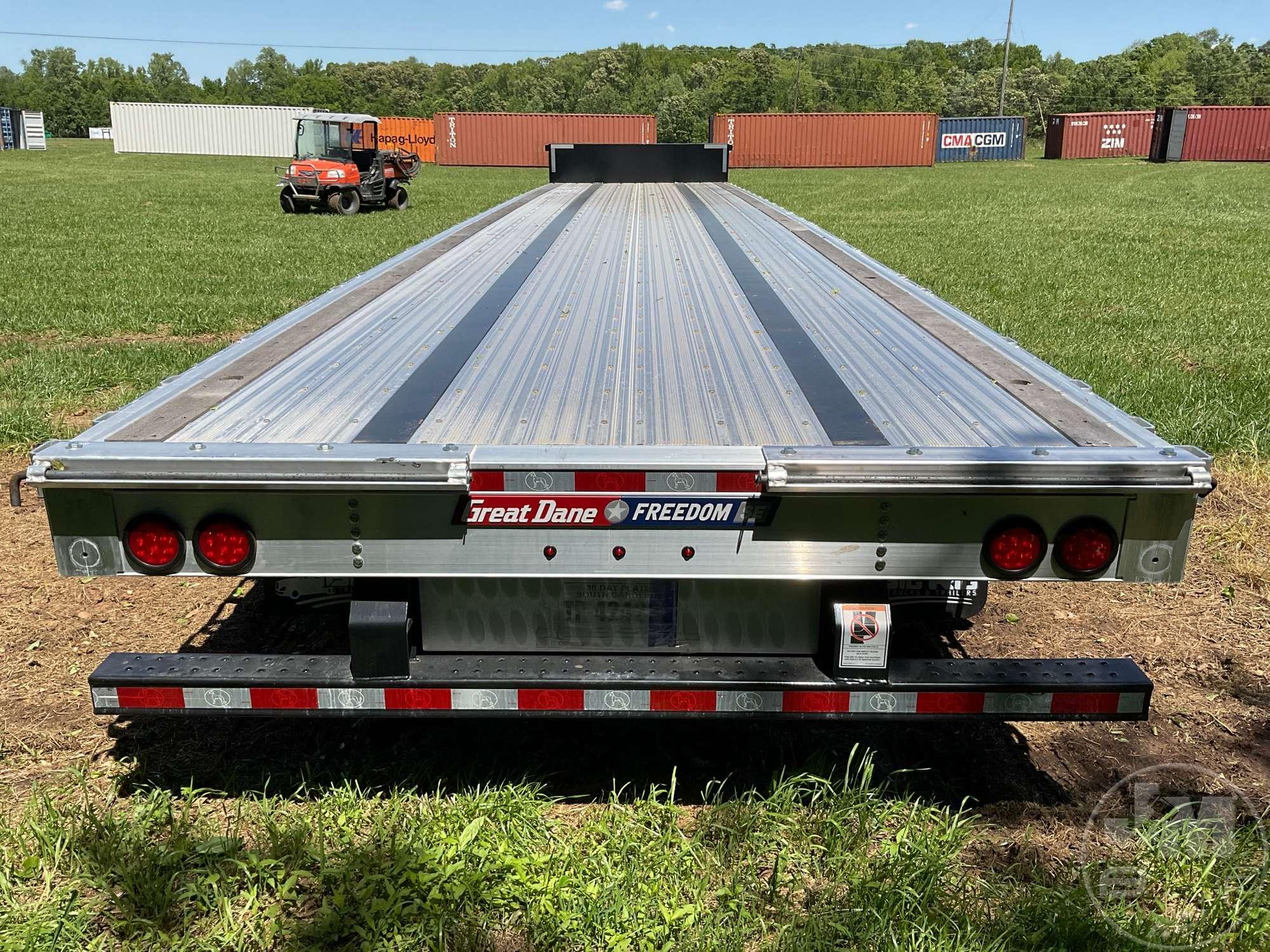 2023 GREAT DANE TRAILERS 53'X102" ALUMINUM STEPDECK TRAILER VIN: 1GR4M0622PH444433