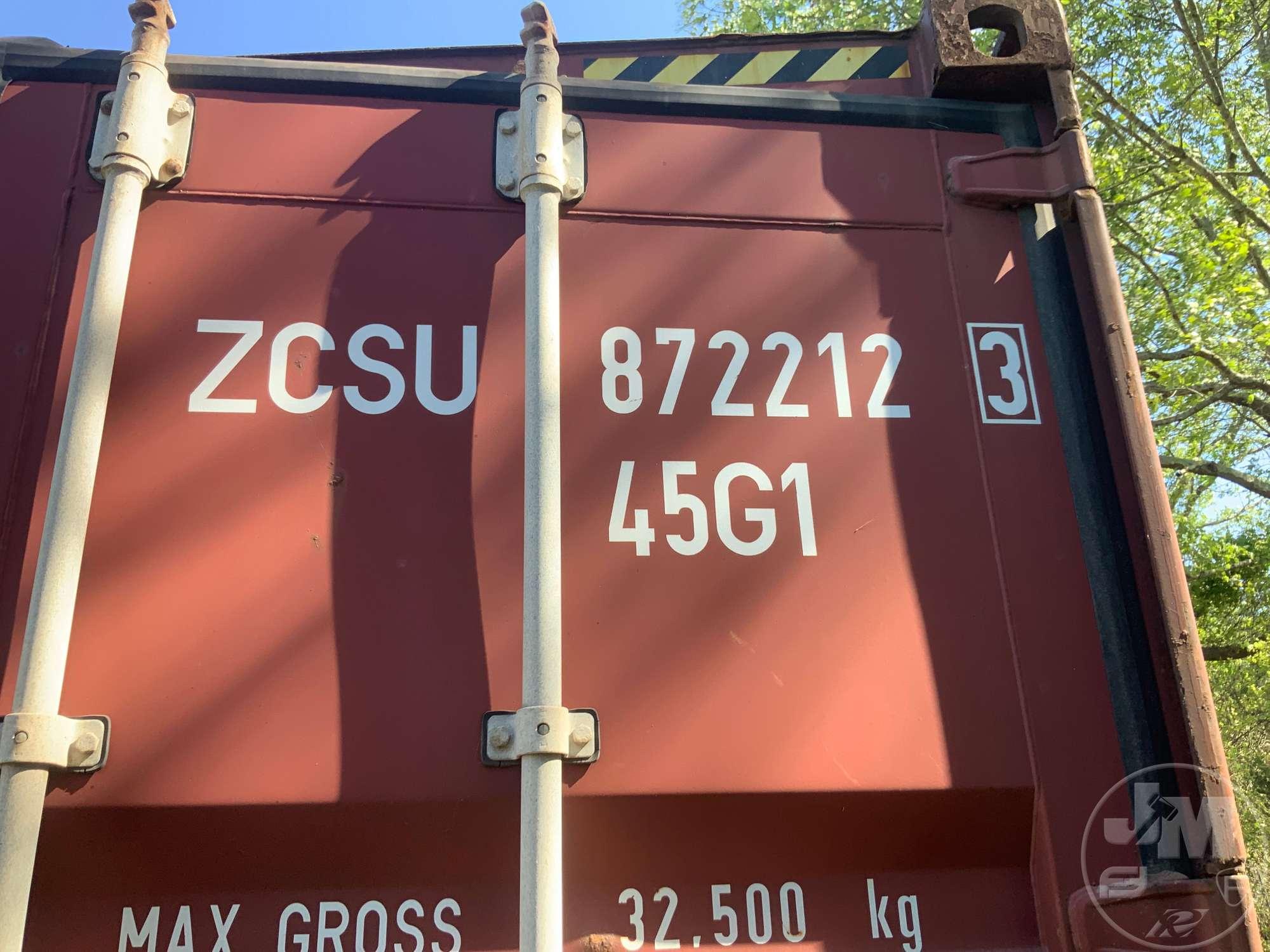 2007 HUIZHOU XINHUACHANG 40' CONTAINER SN: ZCSU8722123