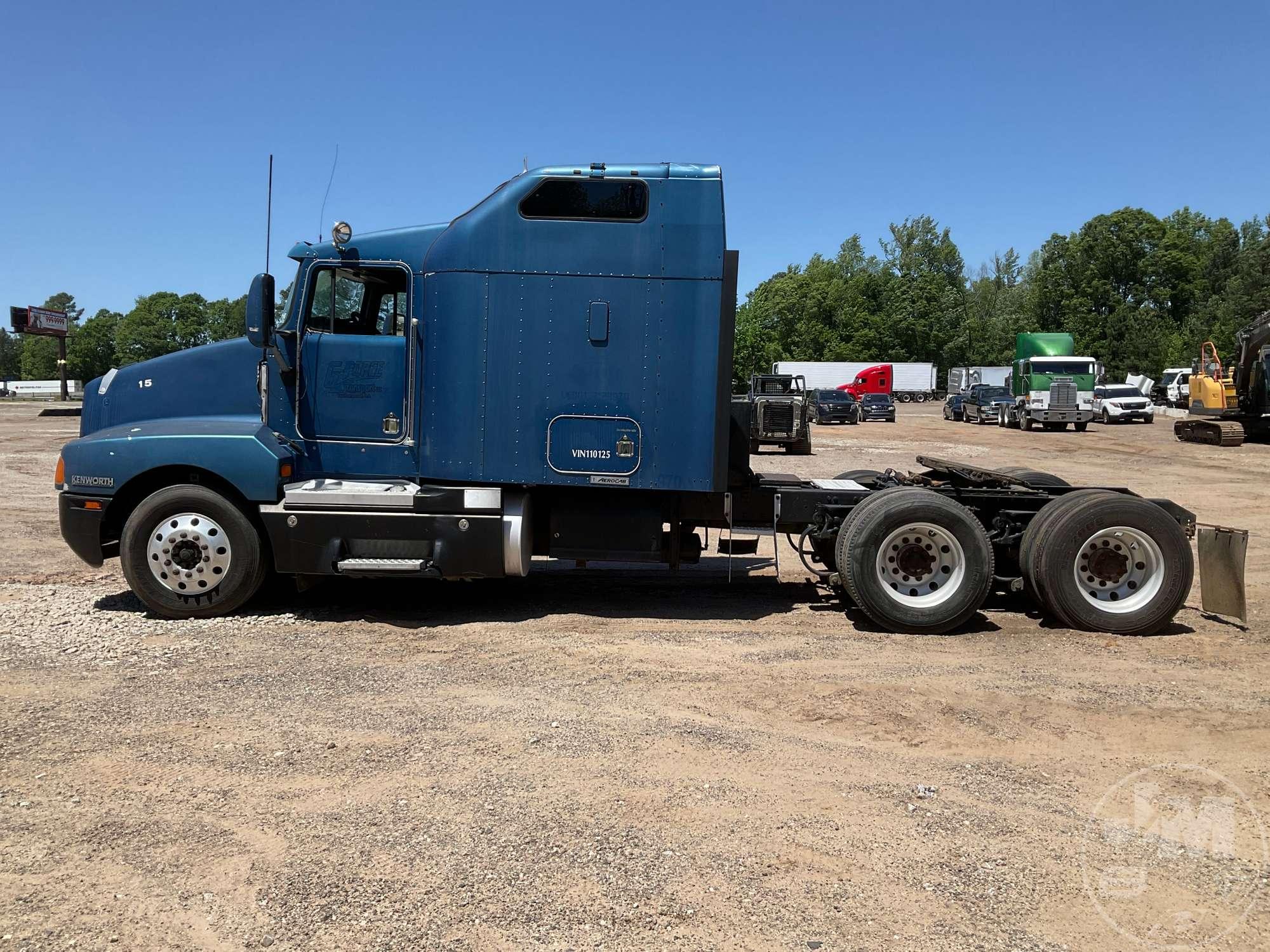 2006 KENWORTH T6 SERIES TANDEM AXLE TRUCK TRACTOR VIN: 1XKADB9X46J110125