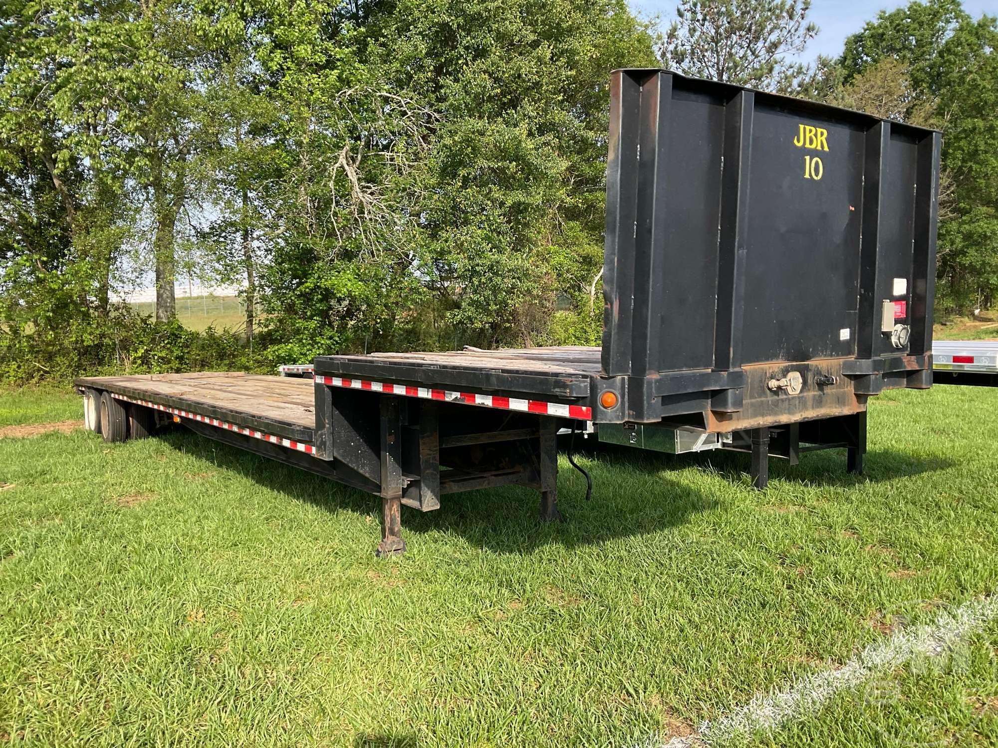1993 FONTAINE 48'X102" T/A STEEL STEPDECK TRAILER VIN: 13N248207P1557805