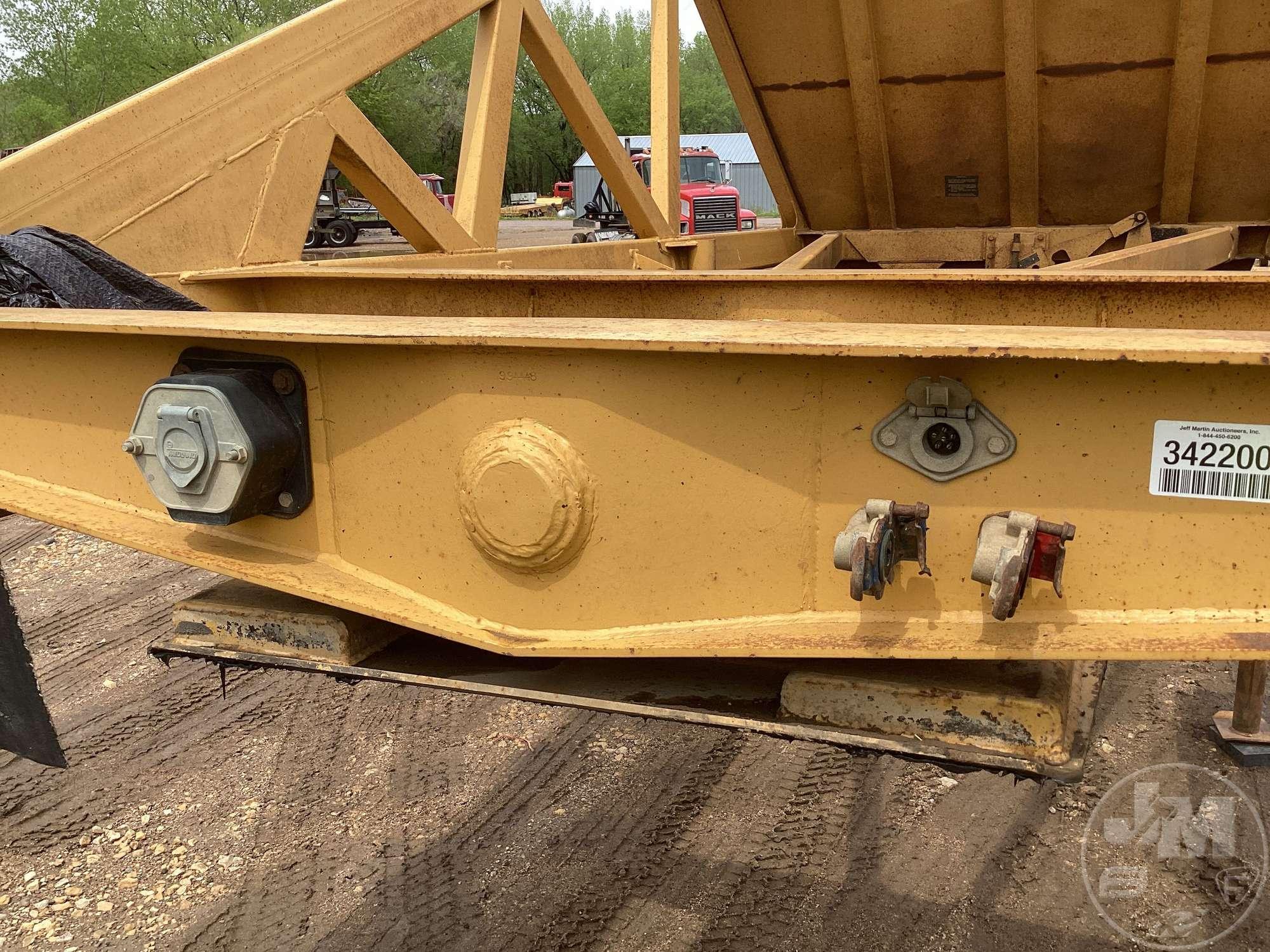 1999 RANCO STEEL  BELLY DUMP TRAILER VIN: 1R9BSF603XL008448