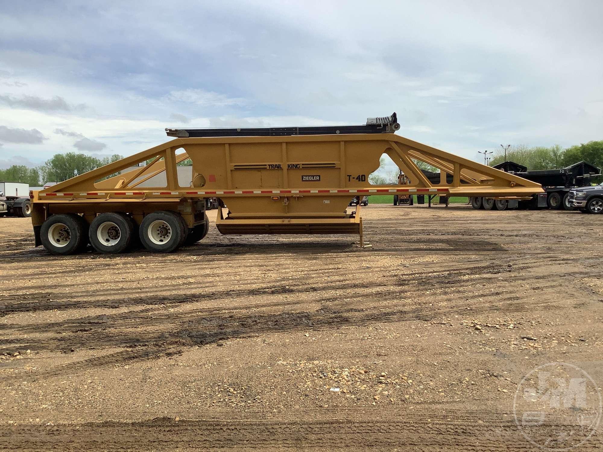 2013 TRAIL KING INDUSTRIES TKBD22-403 STEEL  BELLY DUMP TRAILER VIN: 1TKD04035DW041366