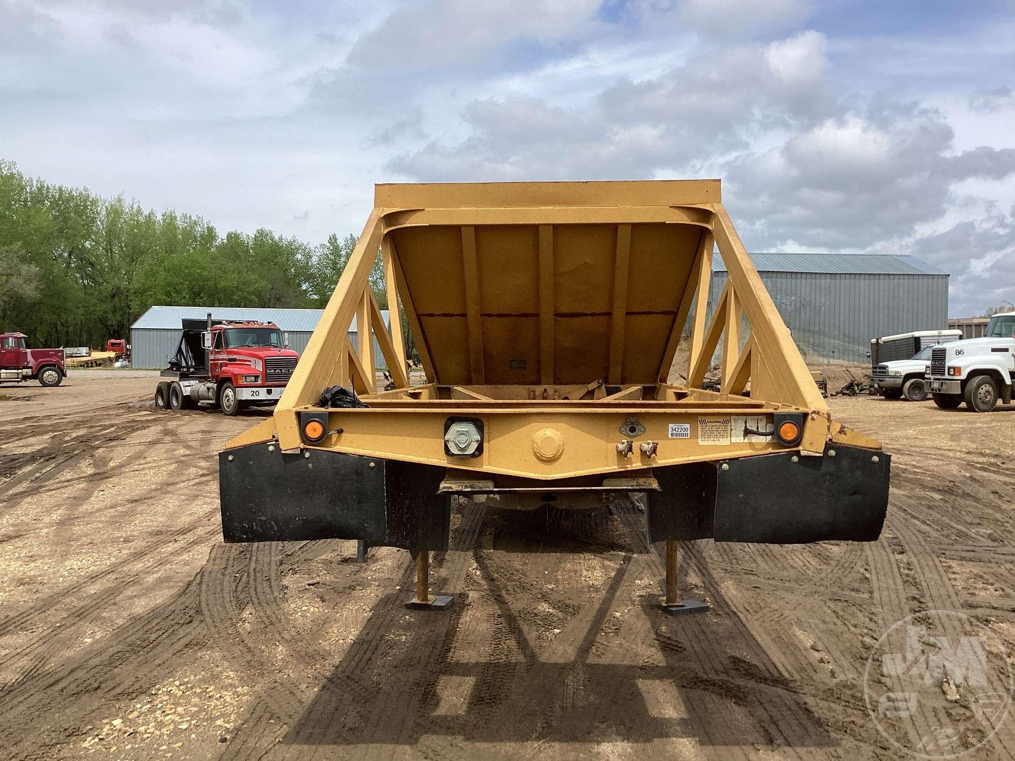 1999 RANCO STEEL  BELLY DUMP TRAILER VIN: 1R9BSF603XL008448