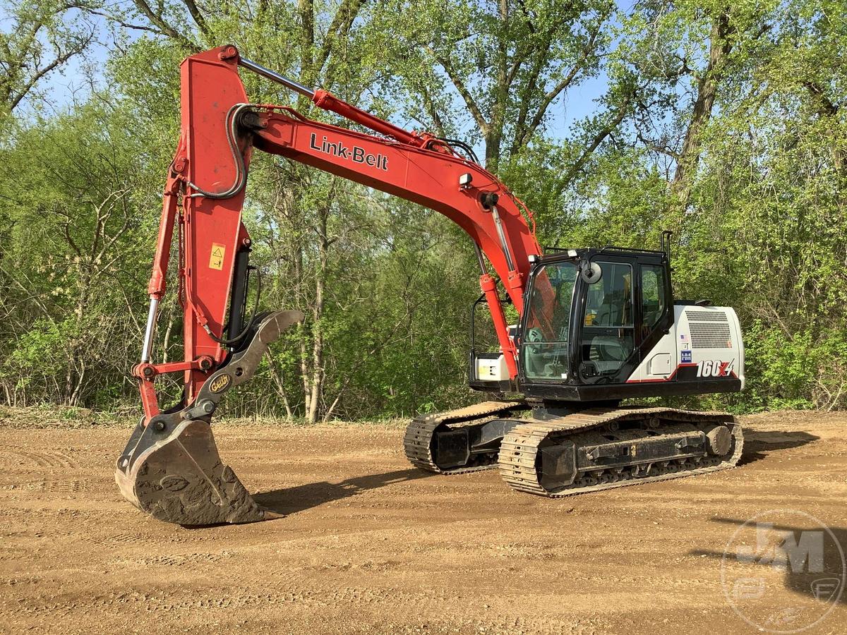 2017 LINK BELT 160X4 HYDRAULIC EXCAVATOR SN: LBX16007NFHEX1122