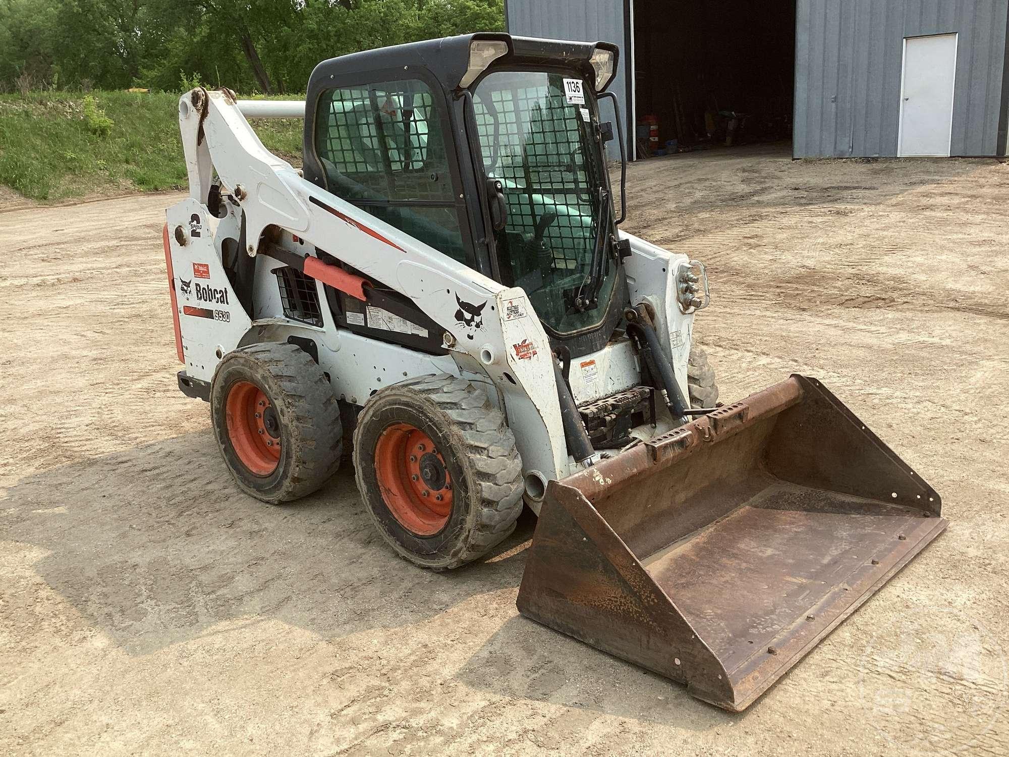 2014 BOBCAT S530 SKID STEER SN: ALR811823