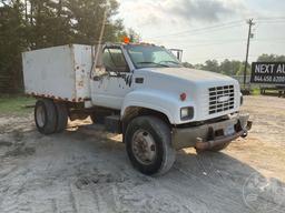 1998 GMC C7500 SINGLE AXLE WATER TRUCK VIN: 1GDM7H1C2WJ519876