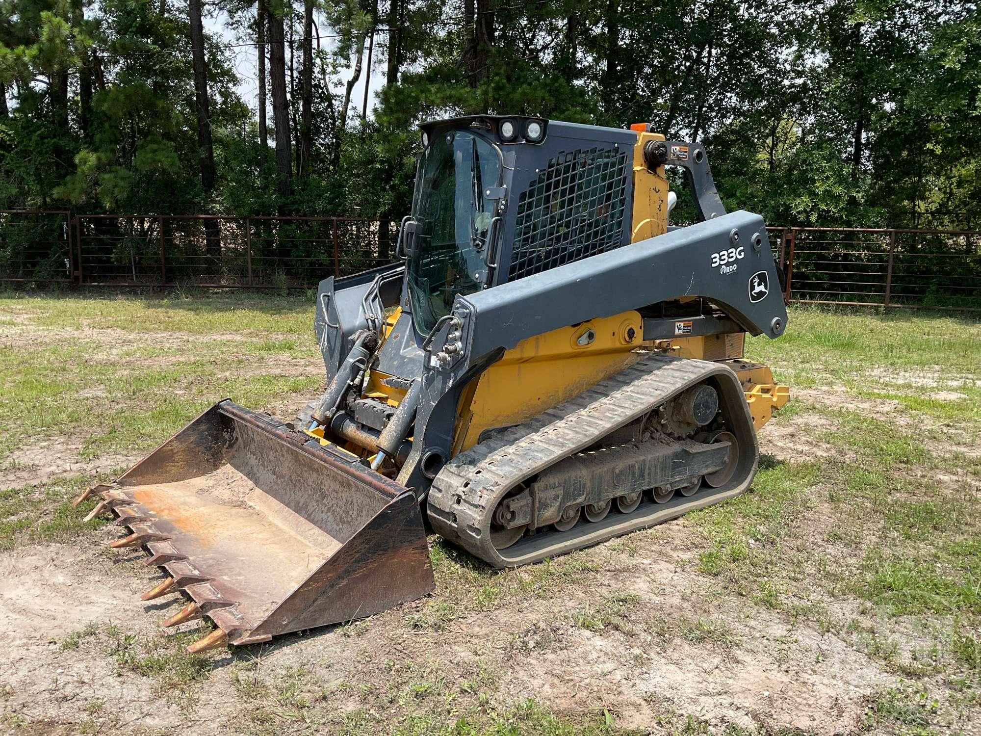 2017 DEERE MODEL 333G MULTI TERRAIN LOADER SN: 1T0333GMCHF315101