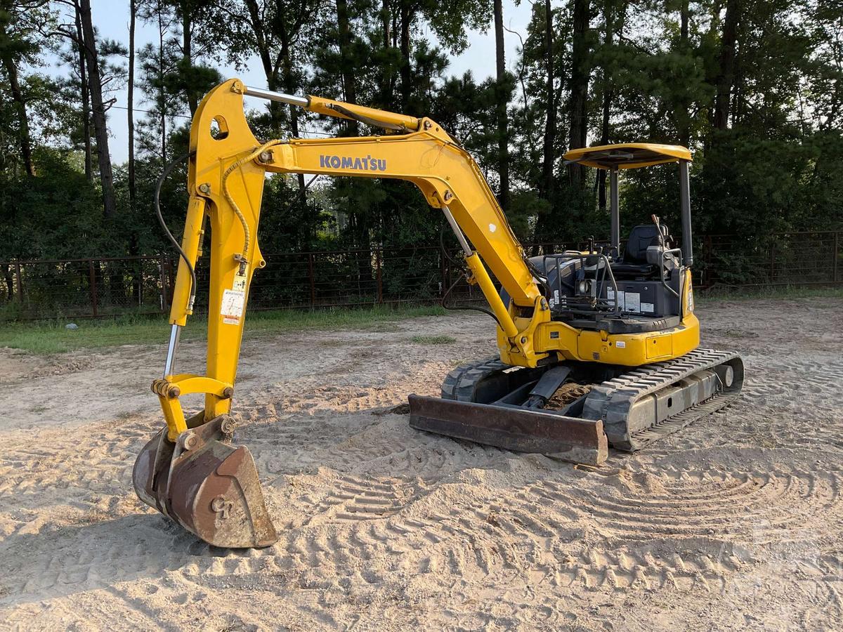 2012 KOMATSU PC55MR-3 MINI EXCAVATOR SN: KMTPC212T04016205