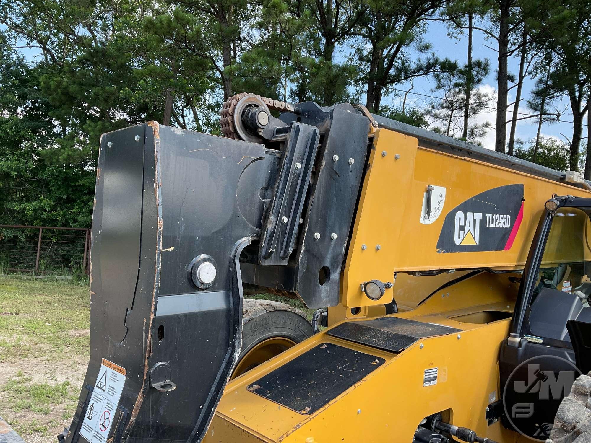 2019 CATERPILLAR TL1255D TELESCOPIC FORKLIFT SN: ML701703