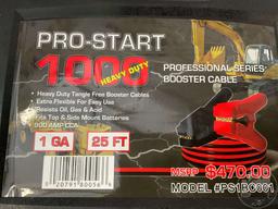 PRO-START 1000 25’...... HEAVY DUTY 1 GA BOOSTER CABLE